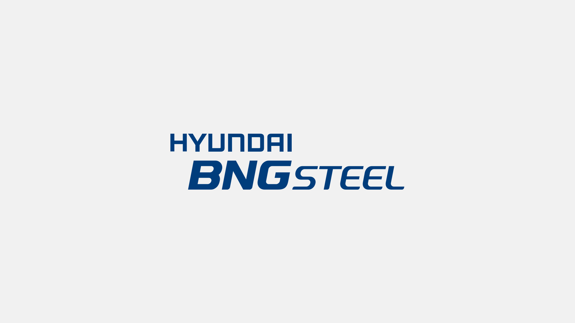 현대 비앤지스틸 로고