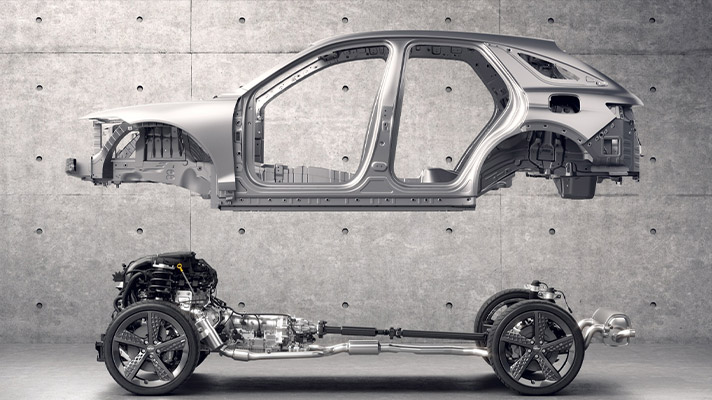 Genesis powertrain chassis and body