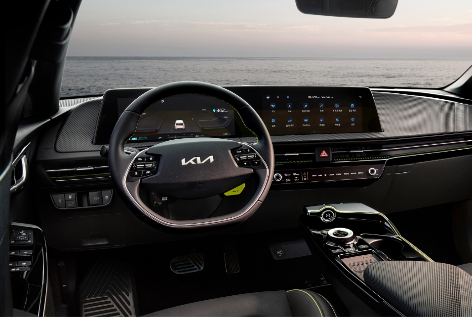 Dashboard of Kia EV6 GT