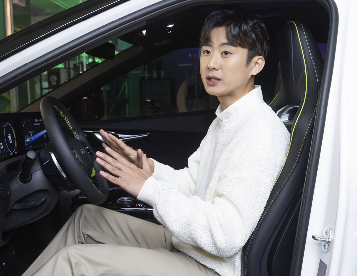 EV6 GT의 모터시스템을 개발한 연구원