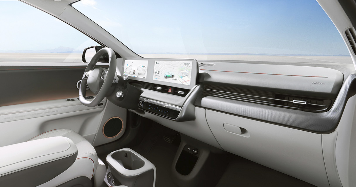 The interior of the Hyundai IONIQ 5