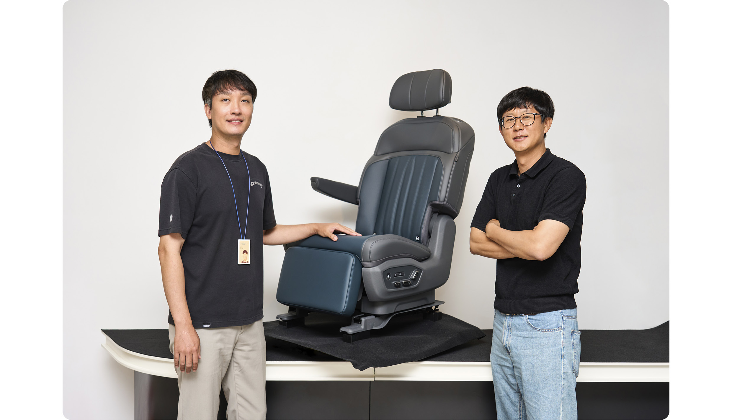 EV9 시트와 현대트랜시스 시트설계팀 연구원
