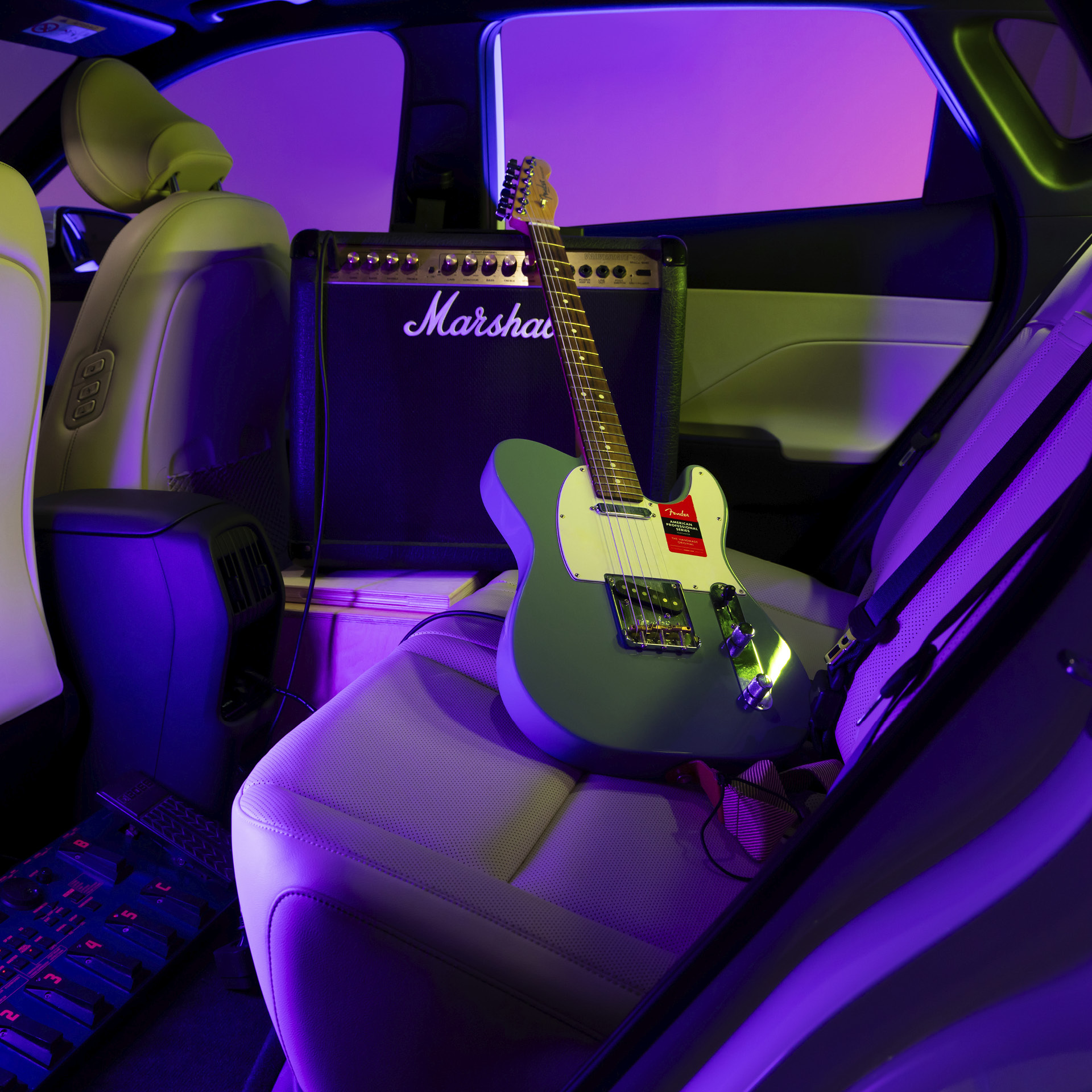 Kona Electric 2nd row guitar
