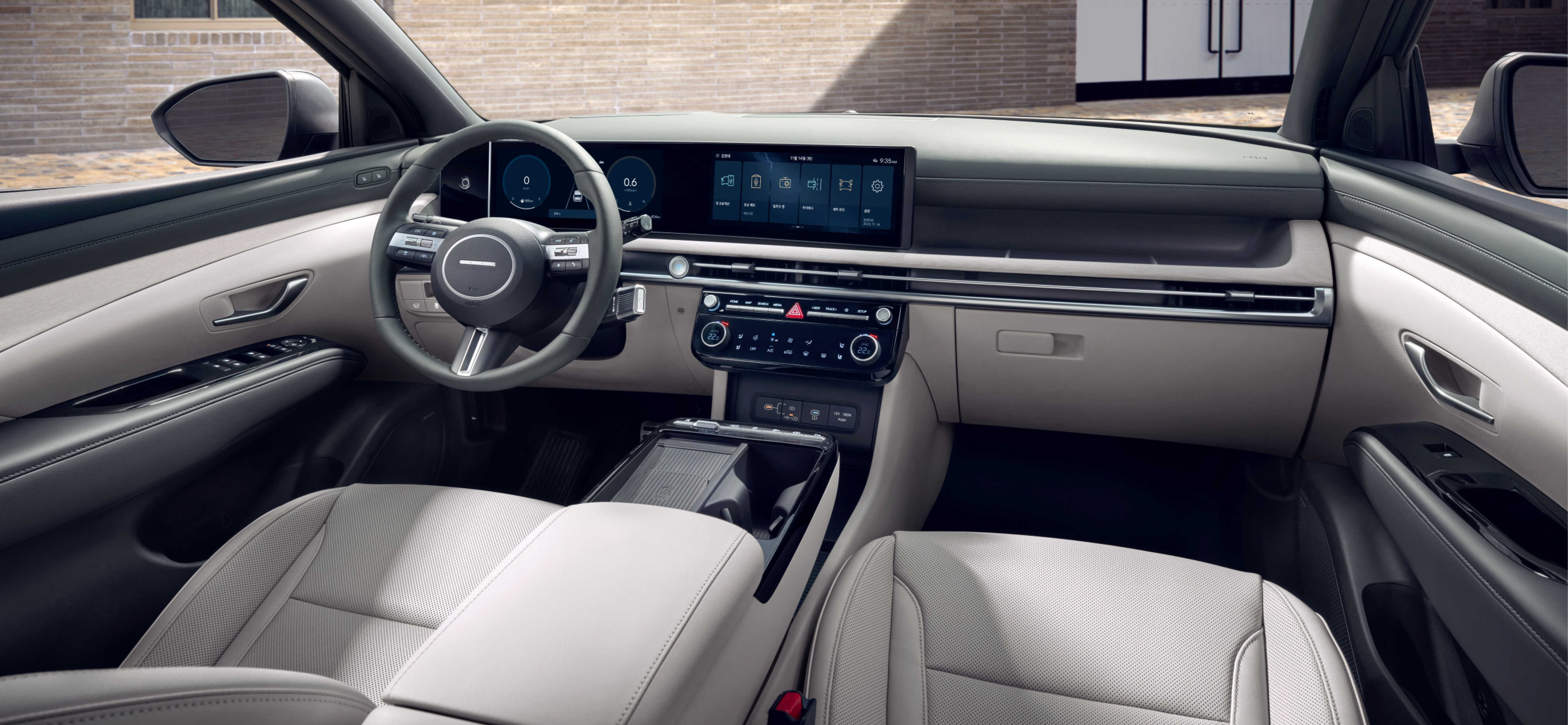 Interior of Hyundai’s The New Tucson