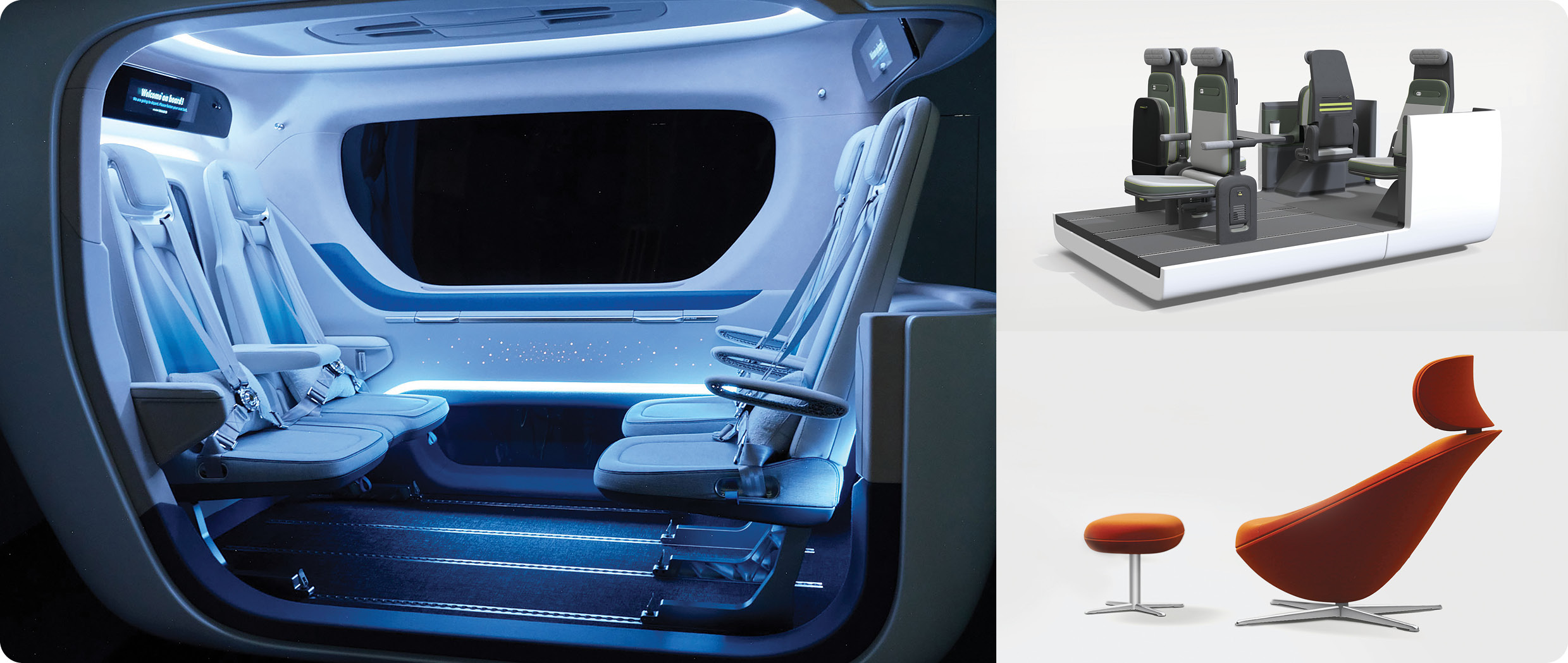 Hyundai Transys' entries at the Global Design Awards