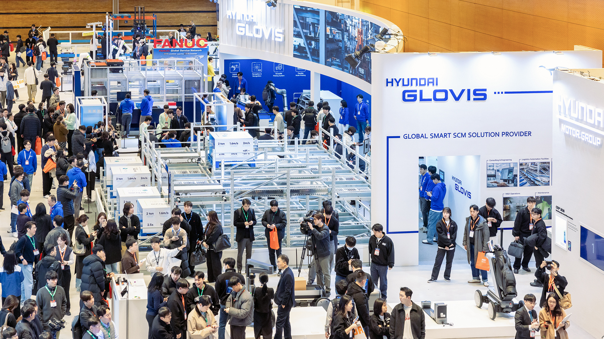 Hyundai GLOVIS booth at the AW 2026 exhibition held at COEX