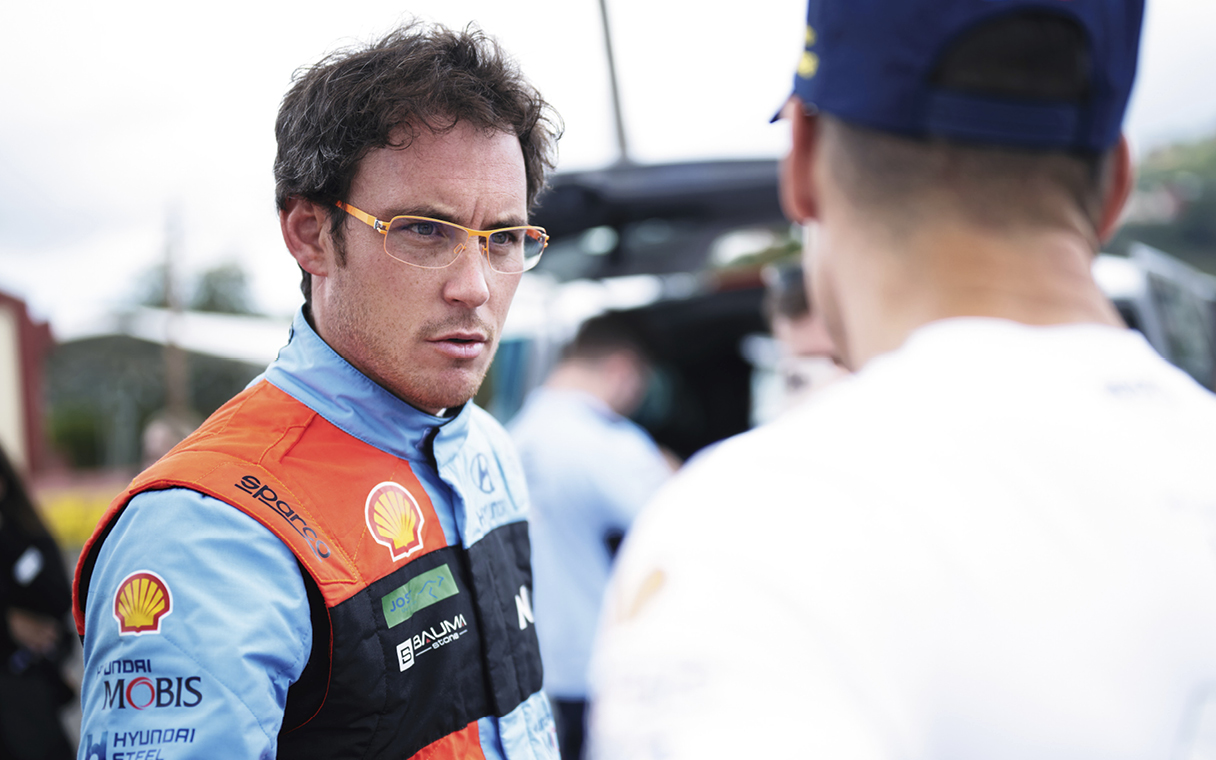 Hyundai team Thierry Neuville is talking