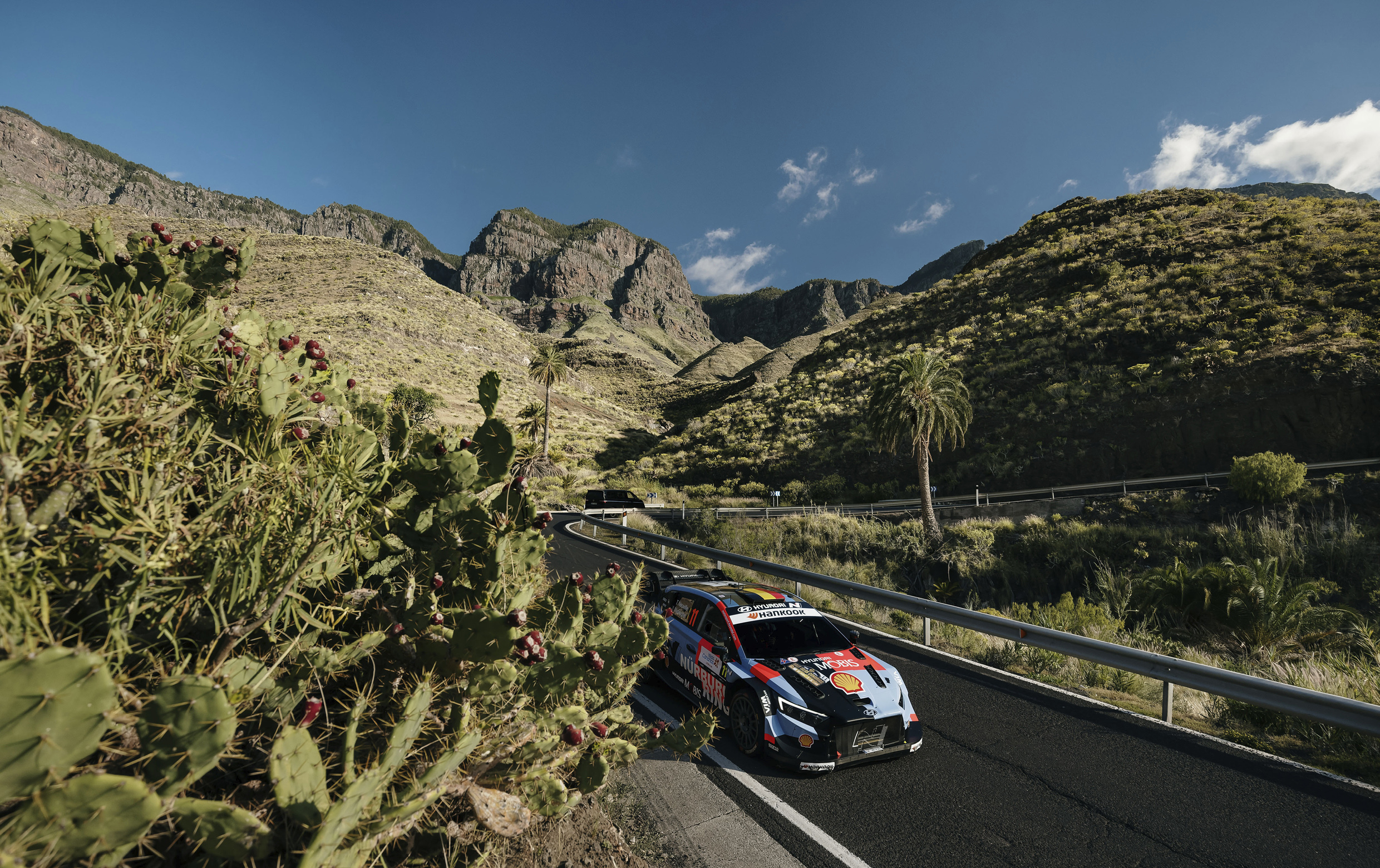 i20 N Rally 1 is running on the road