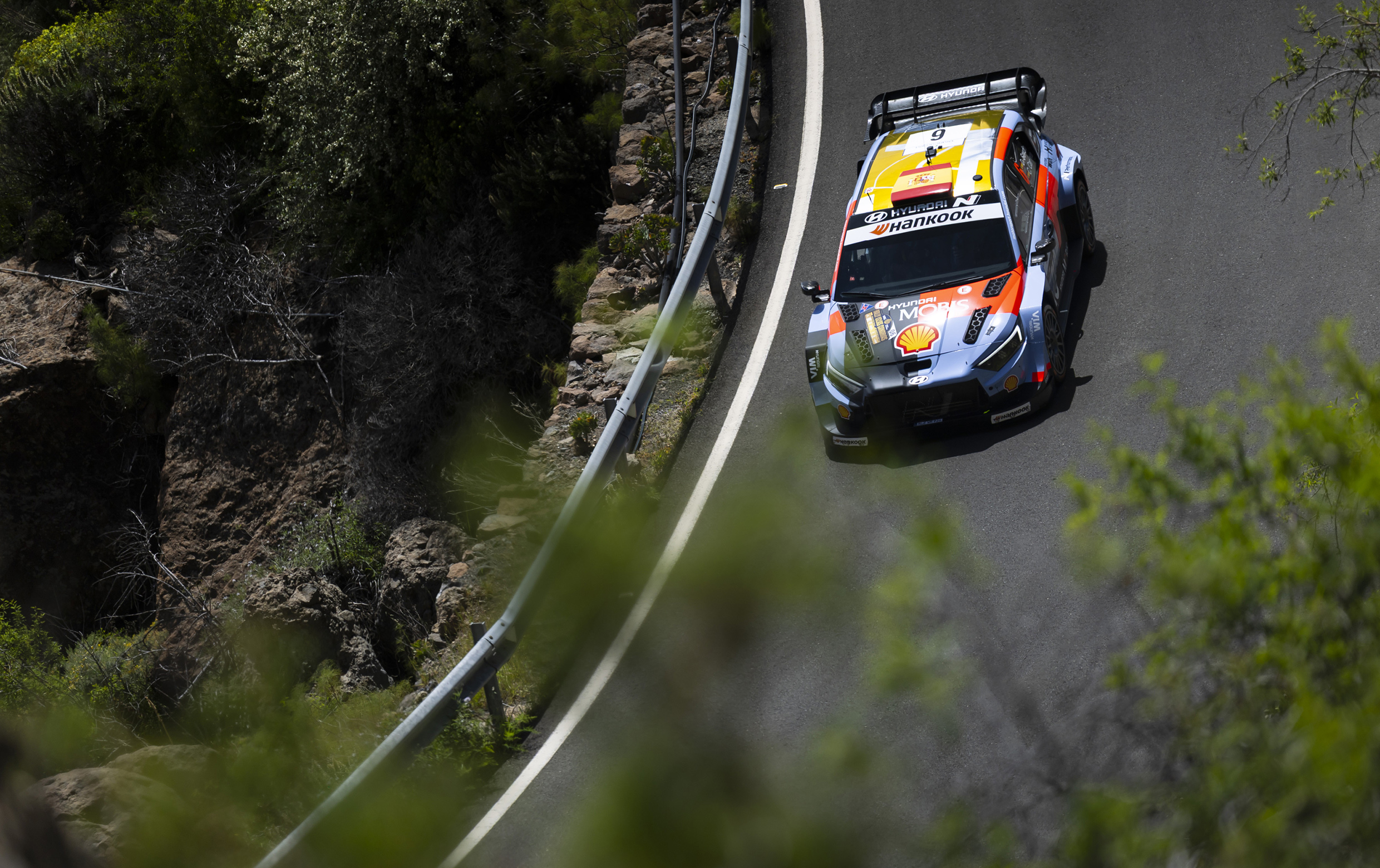 i20 N Rally 1 is running on the road