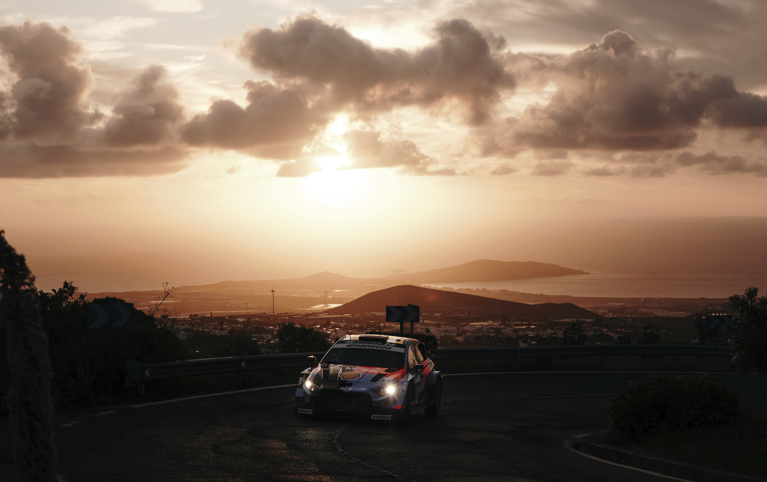 i20 N Rally 1 is running on the road