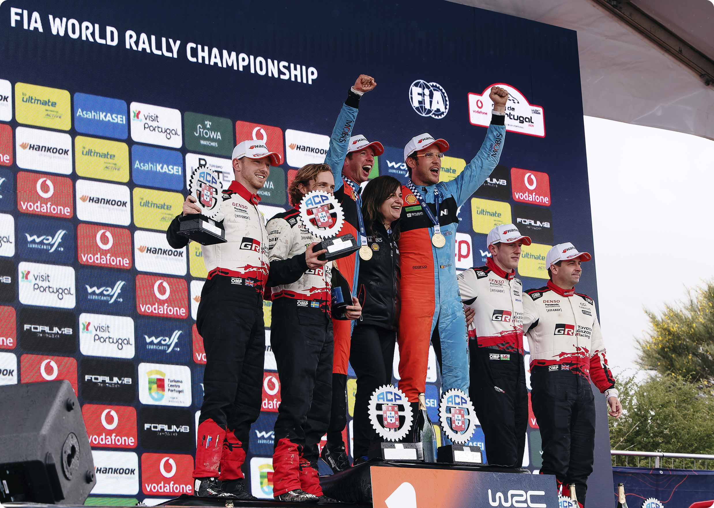 Portugal Rally Podium