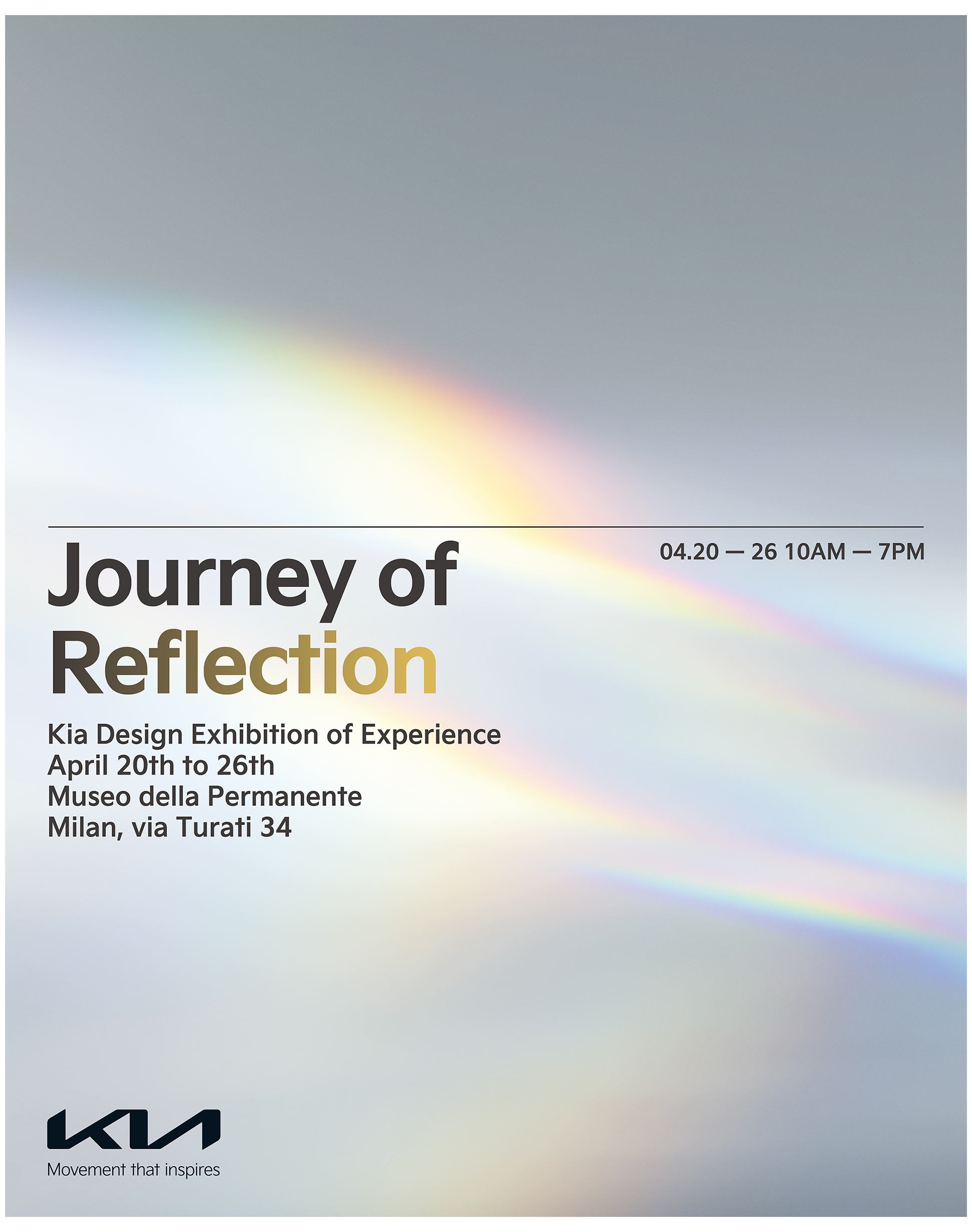 'Journey of Reflection' main poster