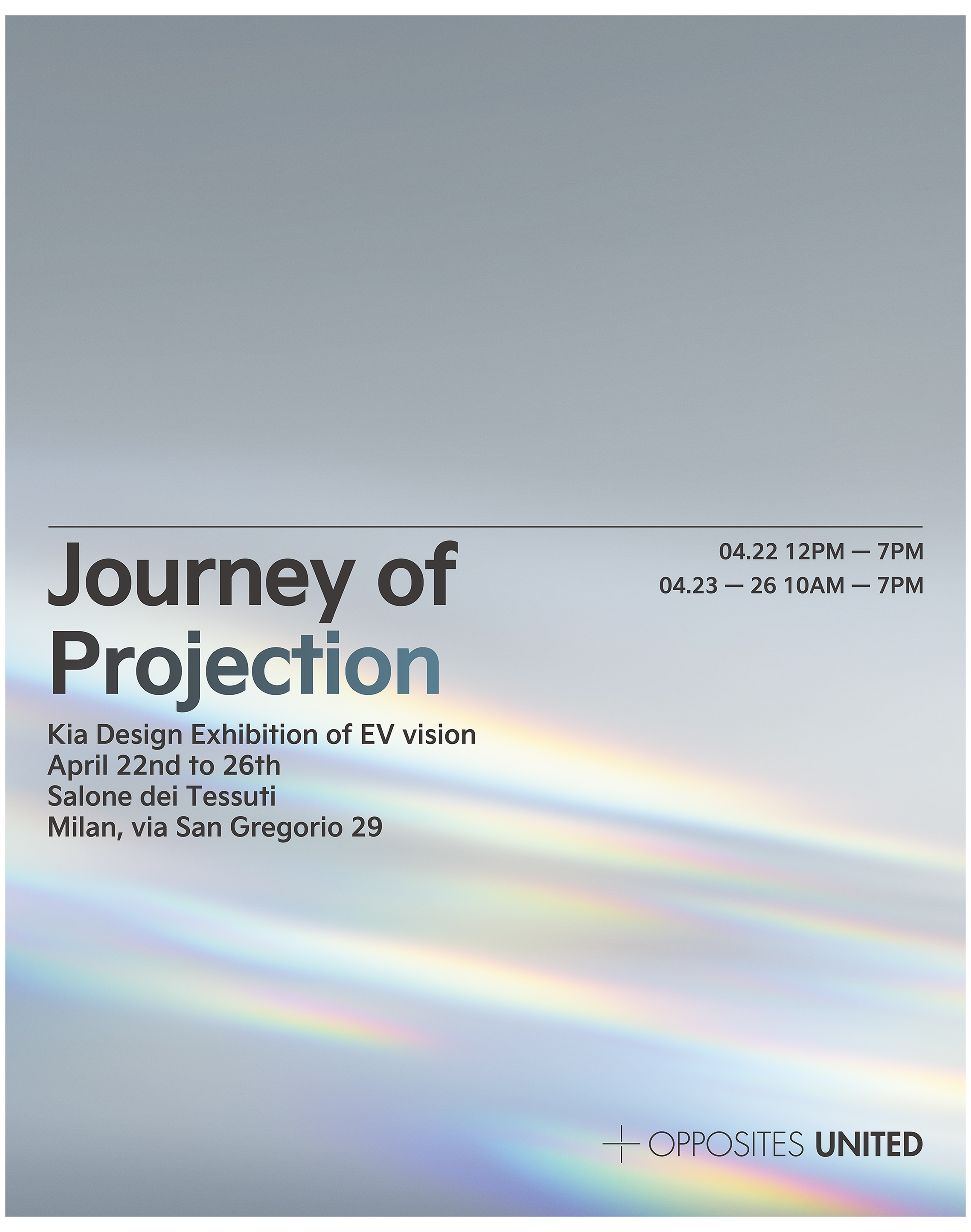 'Journey of Projection' main poster