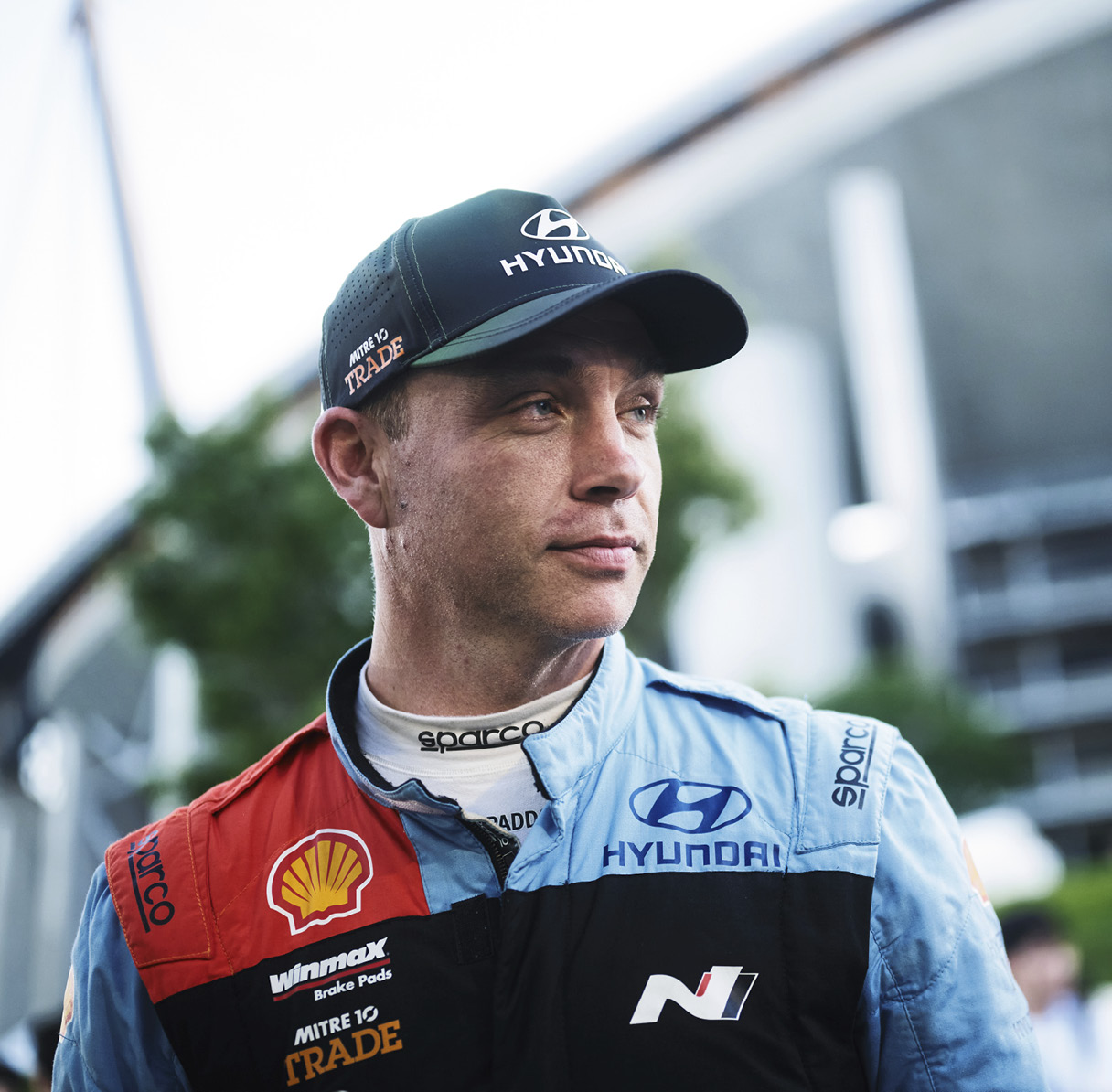 Hyundai's driver, Hayden Pad-den