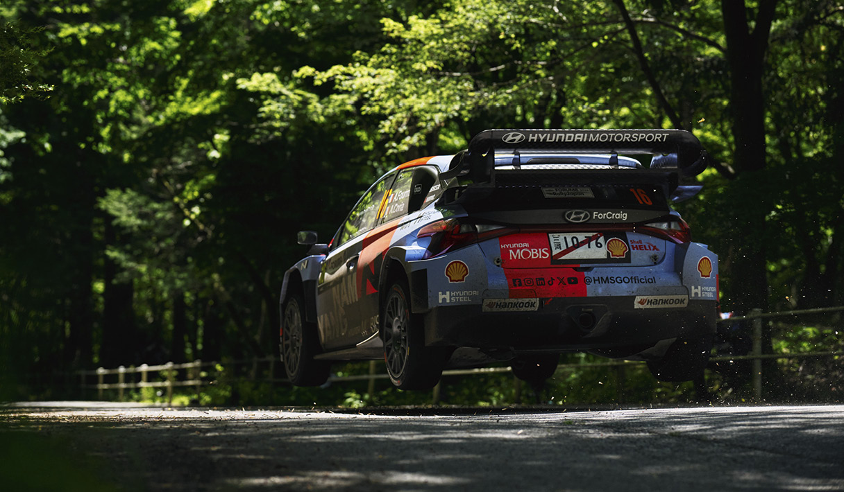 2026 WRC 7라운드 일본 랠리 주행 장면