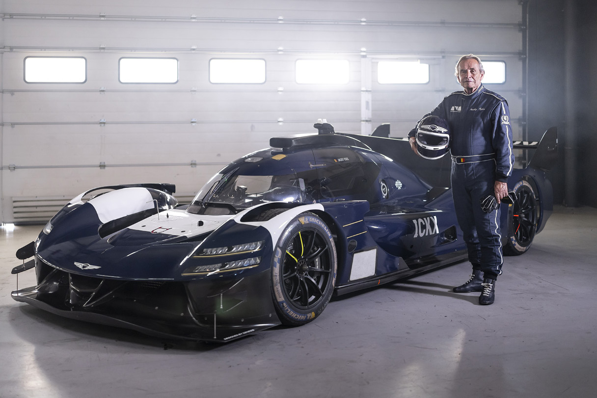 Genesis Magma Racing's Hypercar and Jacky ickx in Special Riveries