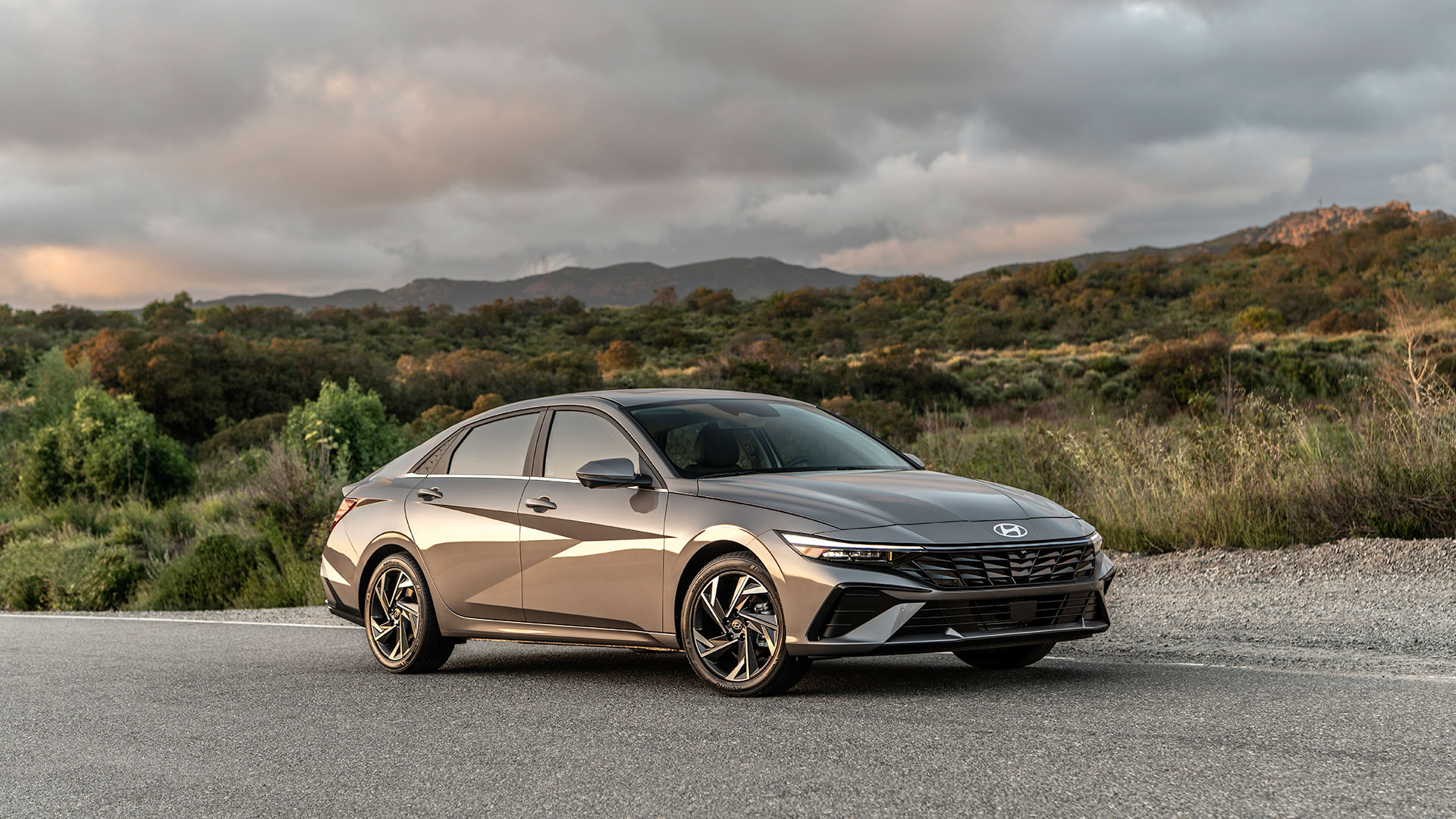 The Hyundai Elantra is photographed in Silverado, Calif., Aug. 30, 2023.