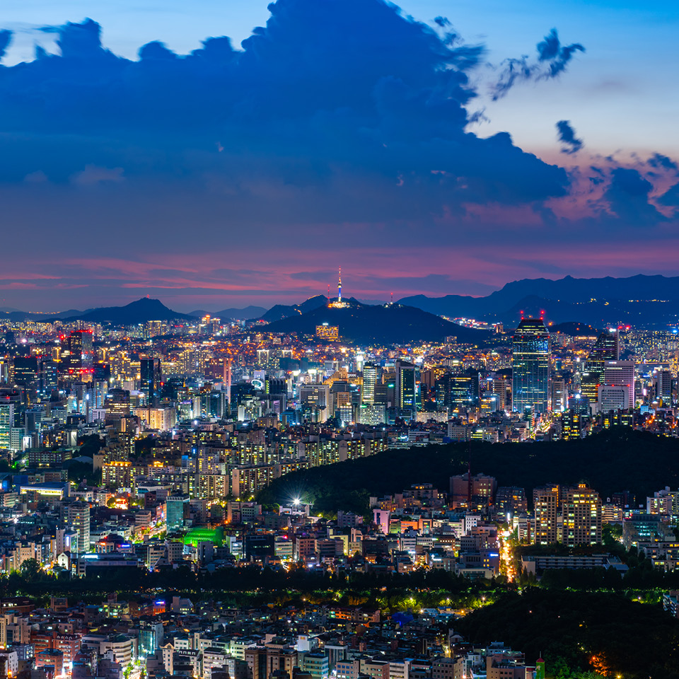 서울 도심 야경