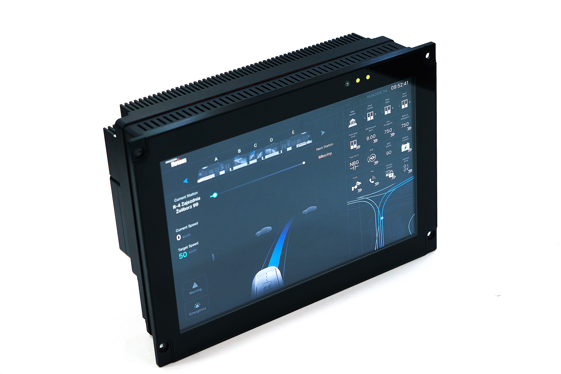 Hyundai Rotem’s “AI Module + NVIDIA” system integrates data from GPS, 3D LiDAR sensors, and surround-view cameras, then sends its assessment to the control center