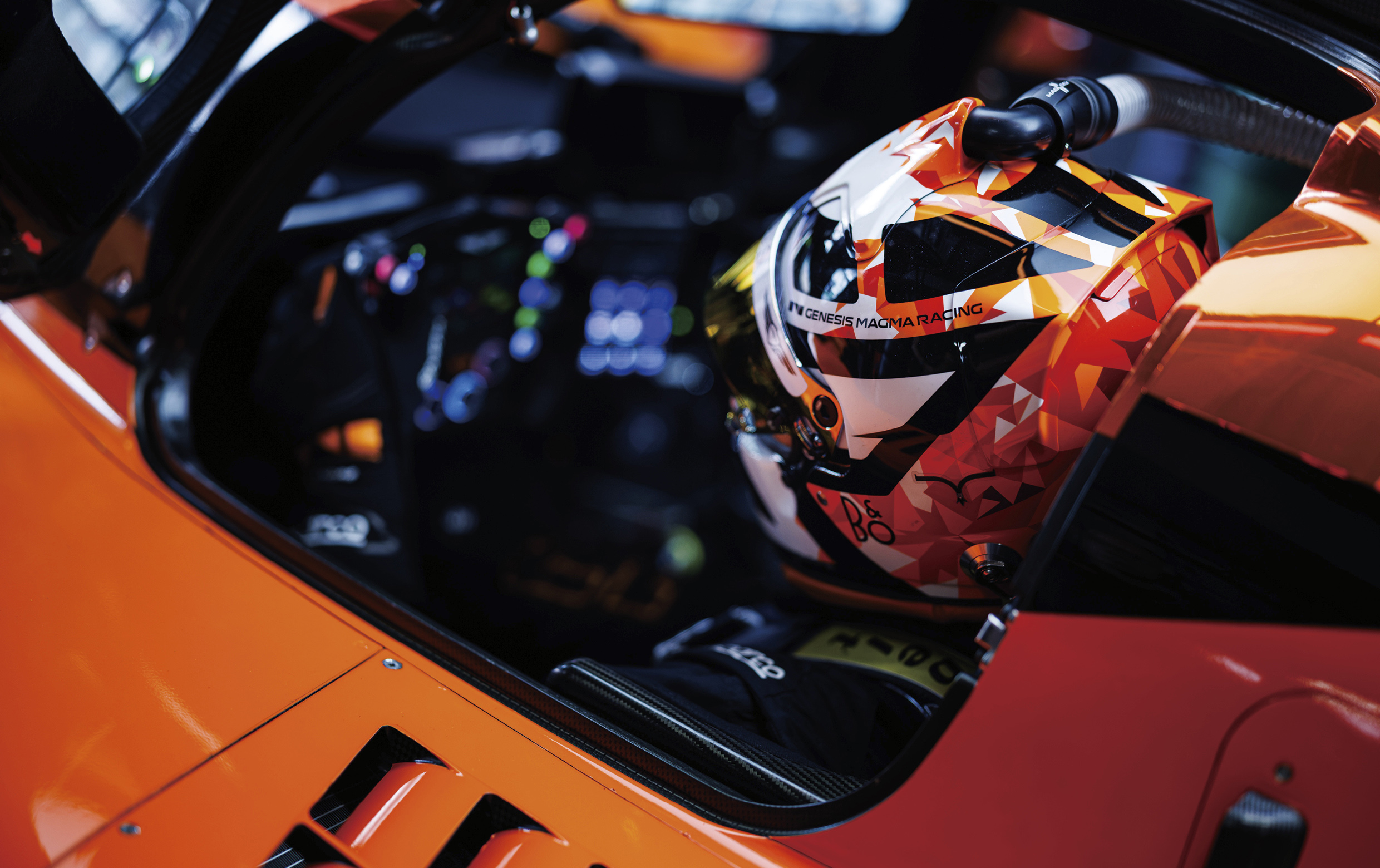 Genesis Magma Racing preparing for a race