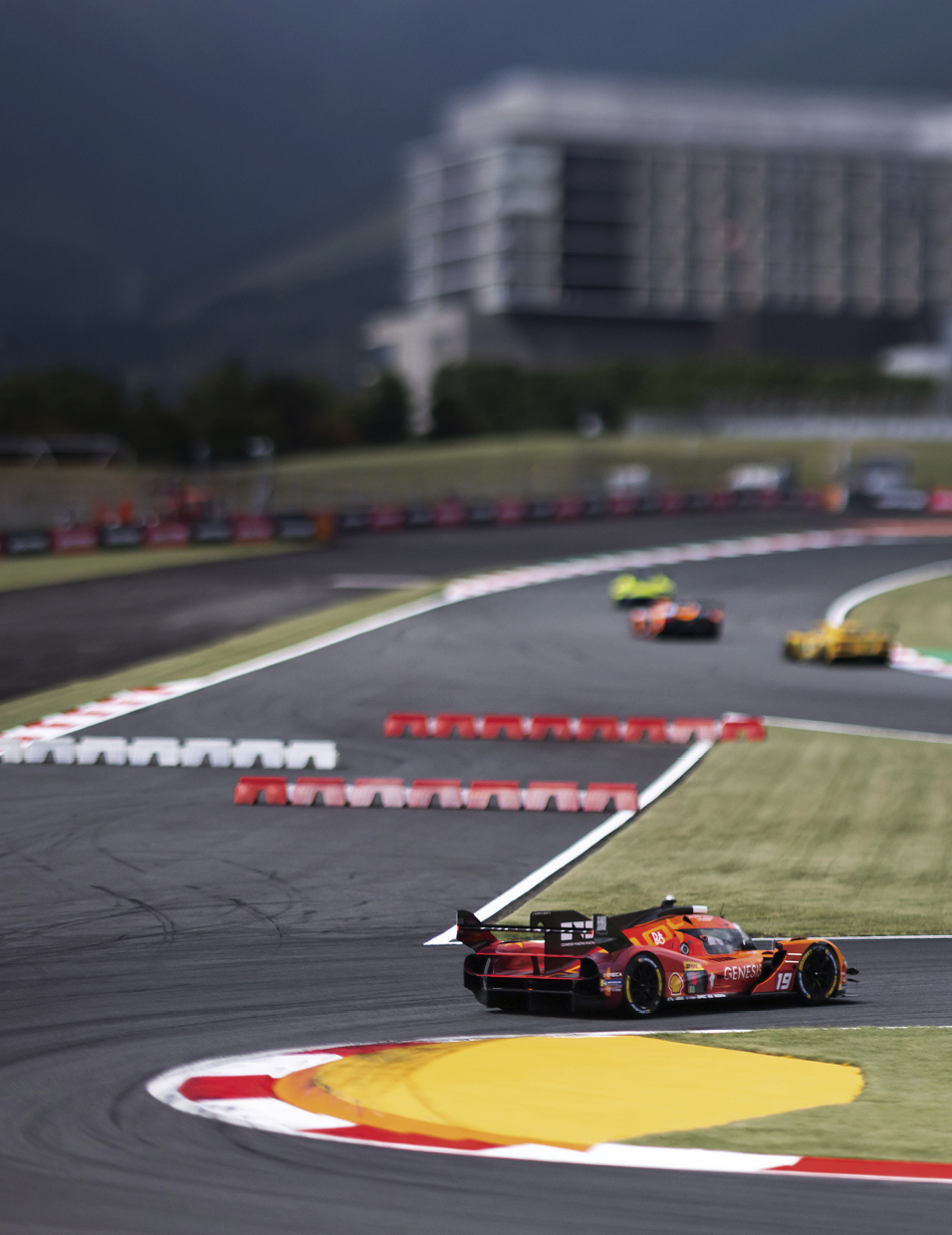 Race car running at Fuji Speedway