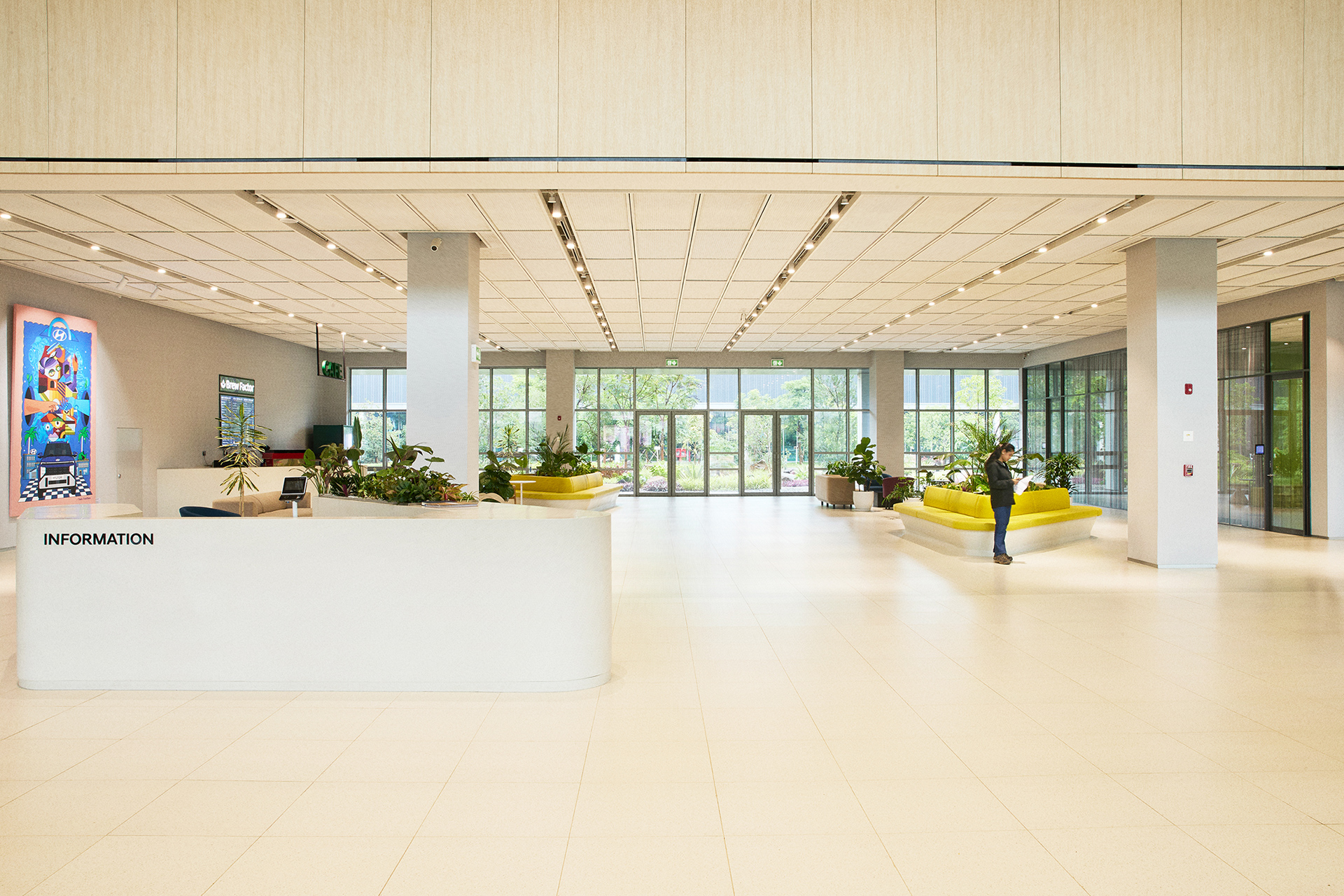 Lobby of Hyundai Motor India's Pune Plant
